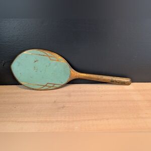 Vintage Art Deco Hand Held Mirror